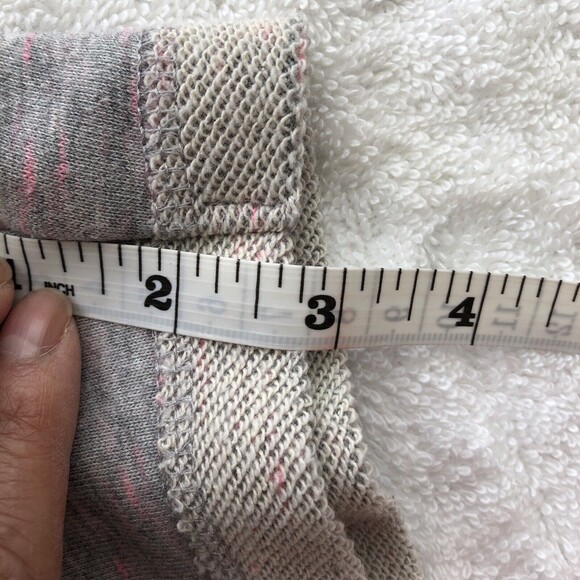 VENUS WOMENS SIZE SMALL ROMPER SHORT JUMP SUIT GRAY/PINK SLEVELESS HOODI WG - Picture 10 of 10